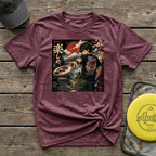 Anime Style Vintage Disc Golf T-Shirt