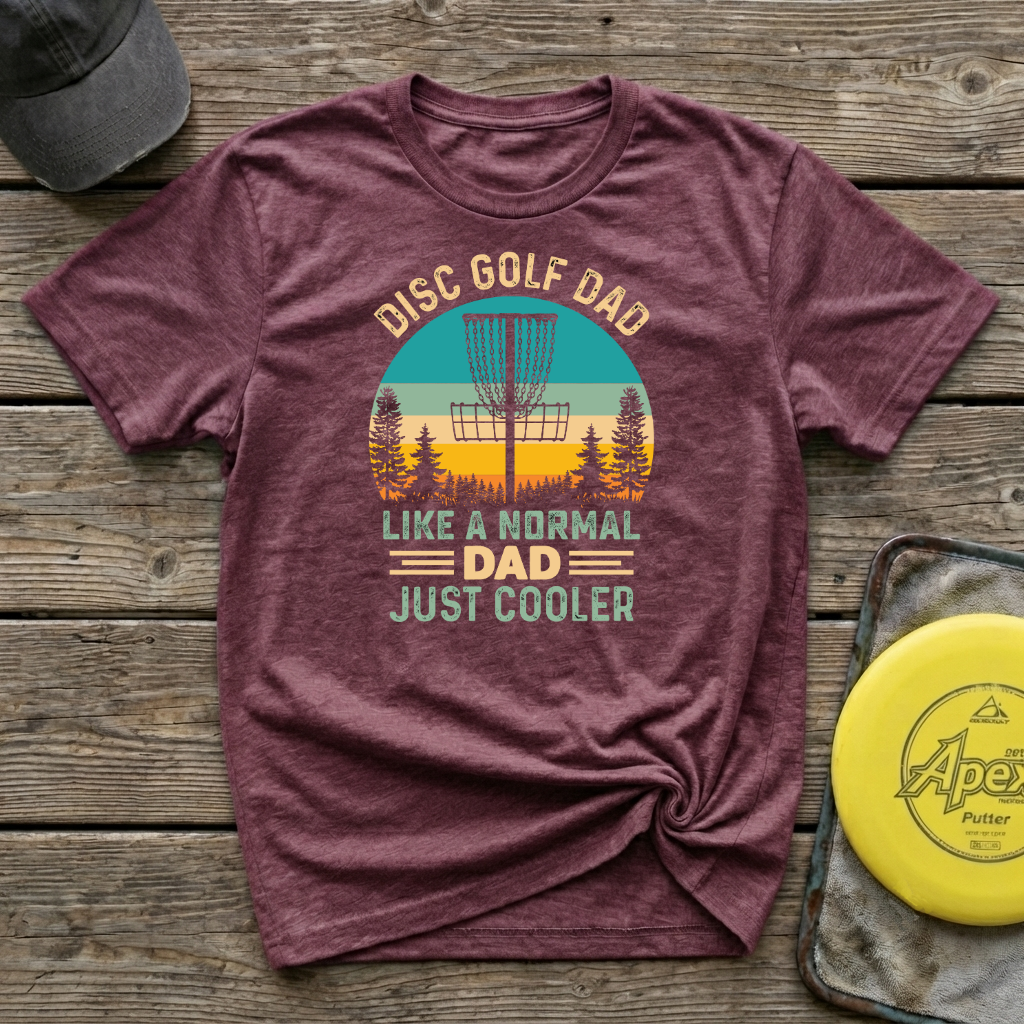 Disc Golf Dad Vintage Disc Golf T-Shirt