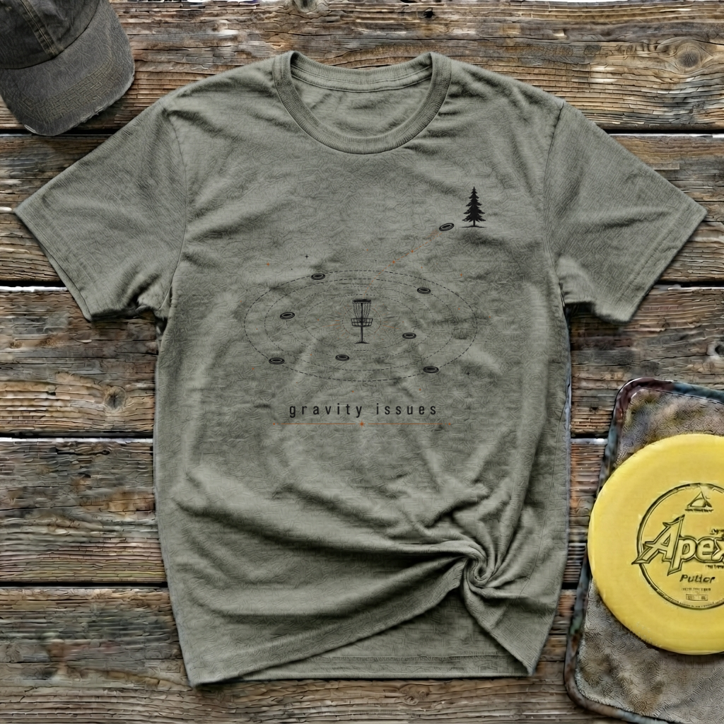Gravity Issues Vintage Disc Golf T-Shirt