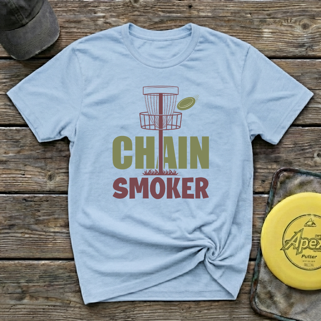 Chain Smoker Vintage Disc Golf T-Shirt