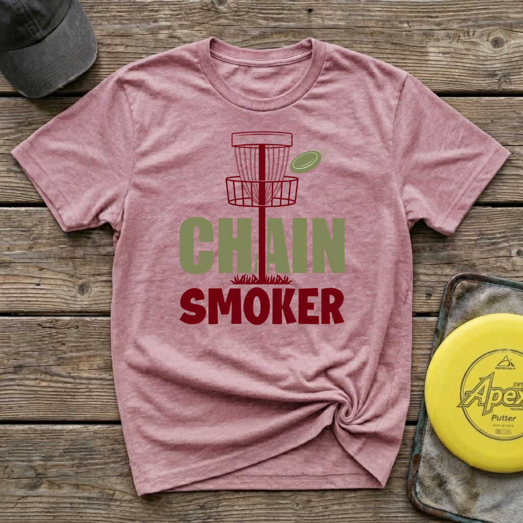 Chain Smoker Vintage Disc Golf T-Shirt