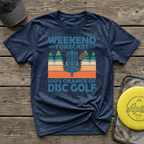 Weekend Forecast Disc Golf Vintage Disc Golf T-Shirt