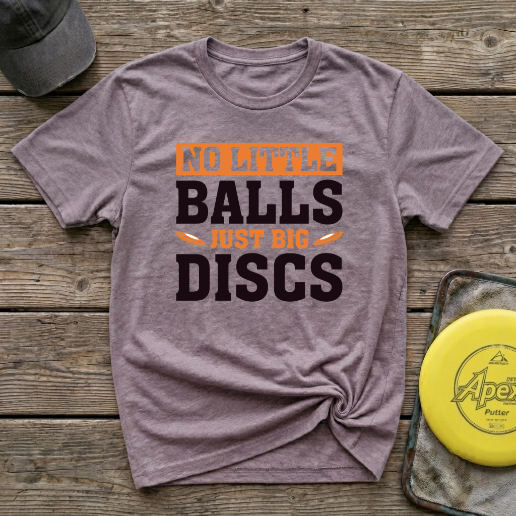 No Little Balls Vintage Disc Golf T-Shirt