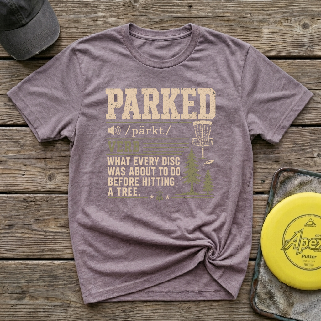 Parked Vintage Disc Golf T-Shirt