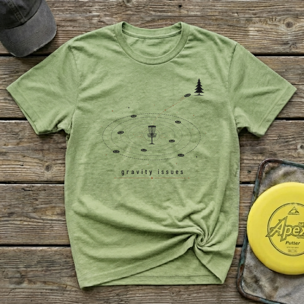 Gravity Issues Vintage Disc Golf T-Shirt