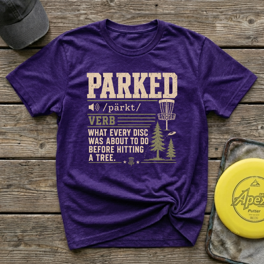 Parked Vintage Disc Golf T-Shirt