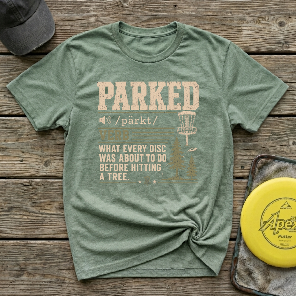 Parked Vintage Disc Golf T-Shirt
