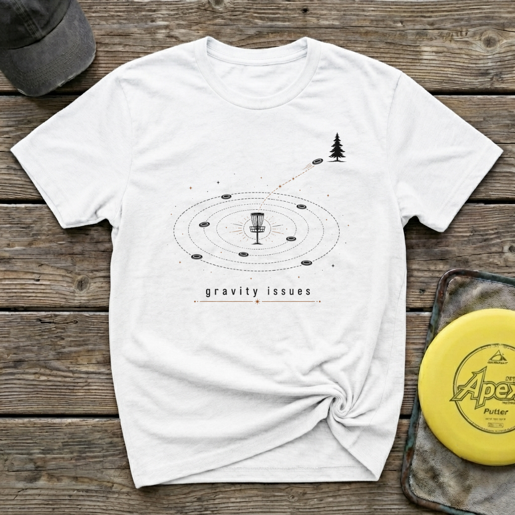 Gravity Issues Vintage Disc Golf T-Shirt