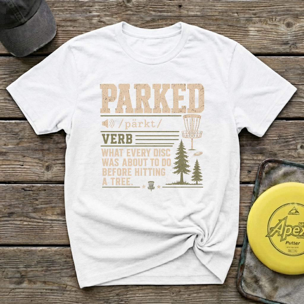 Parked Vintage Disc Golf T-Shirt