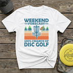 Weekend Forecast Disc Golf Vintage Disc Golf T-Shirt